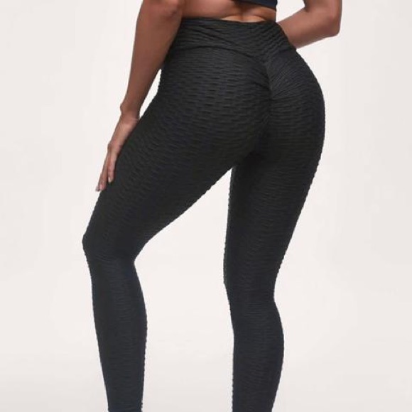Nwt High Waist Butt Lifting Textured 